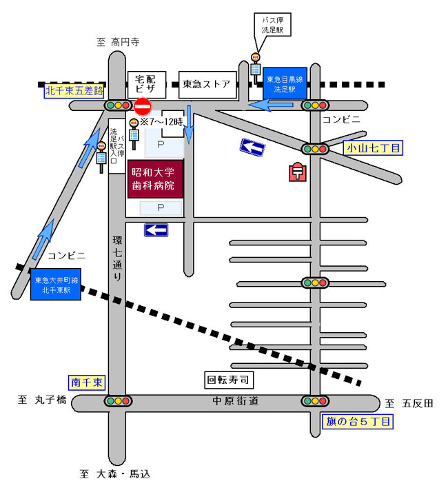 バスをご利用の場合